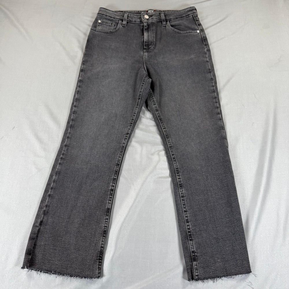BDG Urban Outfitters Kick Flare High Rise Cropped Jeans Women's 29 Black Wash